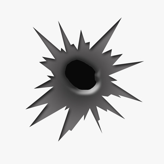 Bullet Hole Clipart - Free to use Clip Art Resource