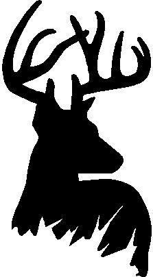 Deer Head Silhouette | Silhouettes ...