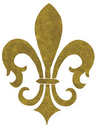Fleur De Lis Stencils - Wall to Wall Stencils Products