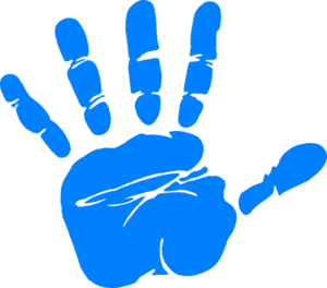 Paint Hand Prints Clipart