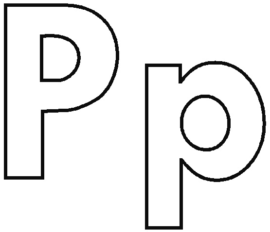 free printable letter p coloring pages the letter p coloring page ...