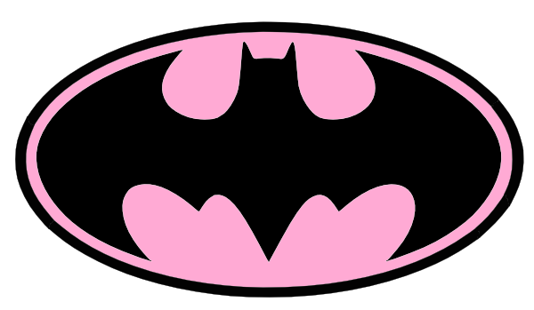 Batman Logo In Pink - ClipArt Best