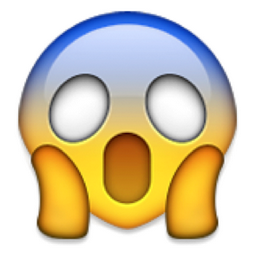 ð??± Face Screaming in Fear Emoji (U+1F631/U+E107)