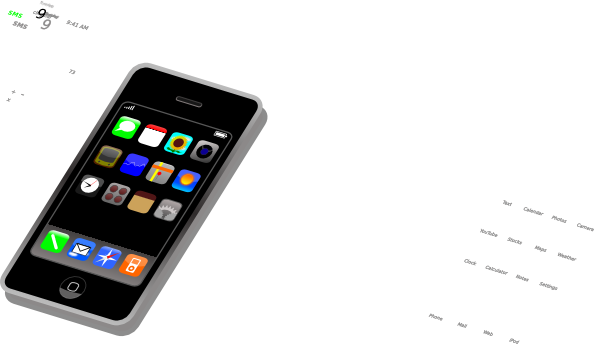 Smartphone Clip Art - Tumundografico