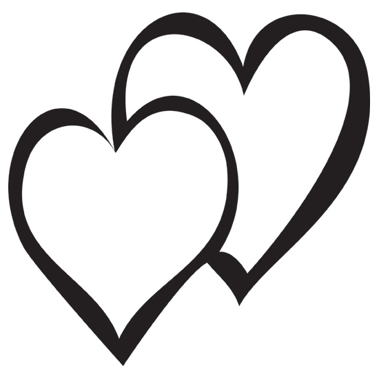 Double Heart Clipart