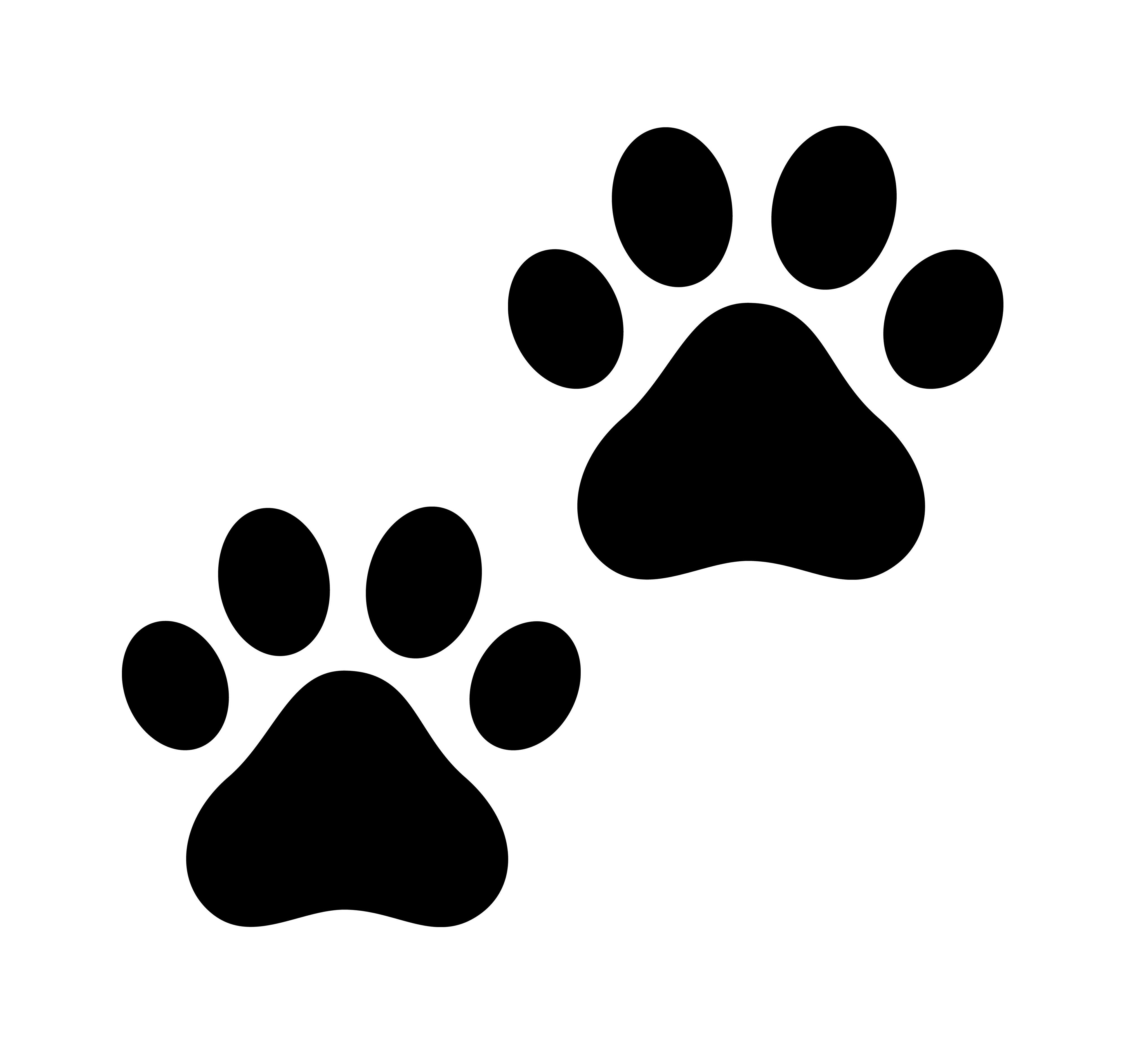 Kitty paw print clip art