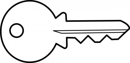 Best Photos of Large Key Template - Key Outline Clip Art ...
