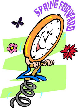 Spring Forward Clipart