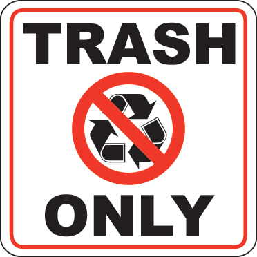 Trash Sign | Free Download Clip Art | Free Clip Art | on Clipart ...
