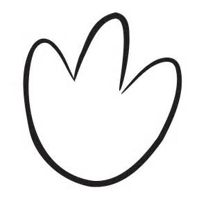 Dinosaur Footprint Coloring Page | Coloring Pages