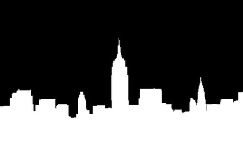 Outline Of New York Skyline Clipart - Free to use Clip Art Resource