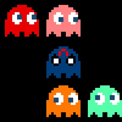 Ghosts On Pacman - ClipArt Best