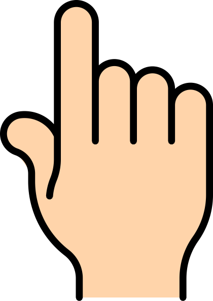 Finger spaces clipart - ClipartFox