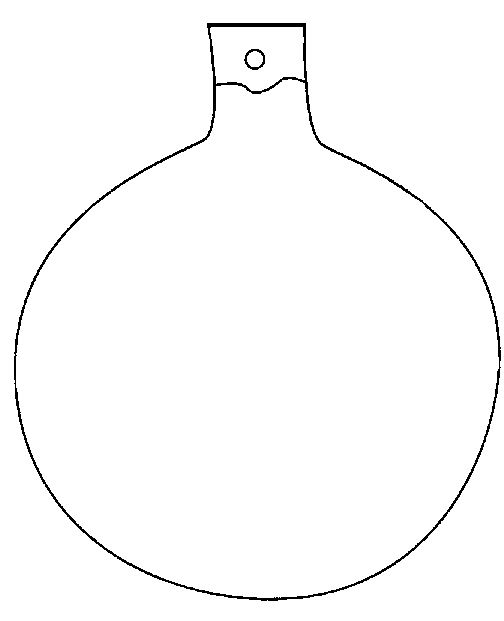 Best Photos of Christmas Ball Ornament Template - Ornament Cut Out ...