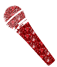 Glitter Microphone Clipart