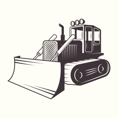 Bulldozer Clip Art, Vector Images & Illustrations
