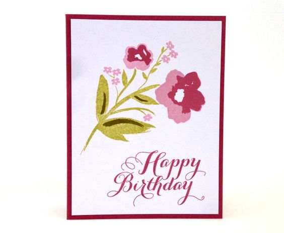 Pink flowers, For her and Birthdays