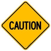 Caution clip art