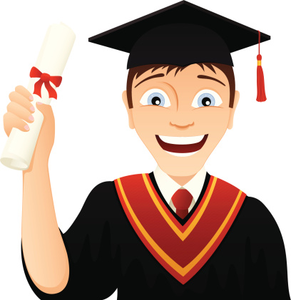 Graduation Gown Graduation Cartoon Mortar Board Clip Art, Vector ...