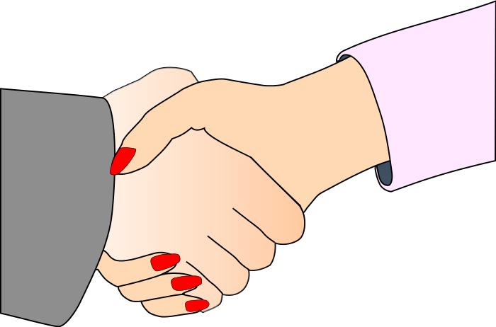 Handshake shake clipart clipart kid - Clipartix