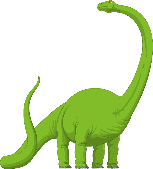 Long Neck Dinosaur Clipart