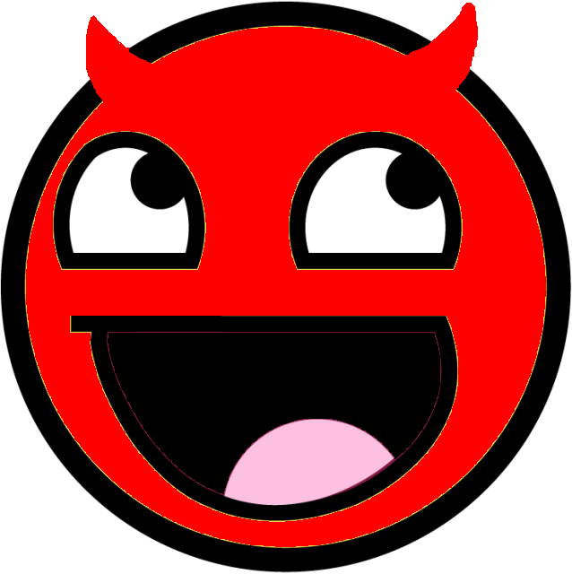 Devil face clipart