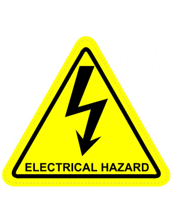 Electrical Warning Sign Clipart