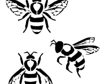 bee stencil – Etsy UK