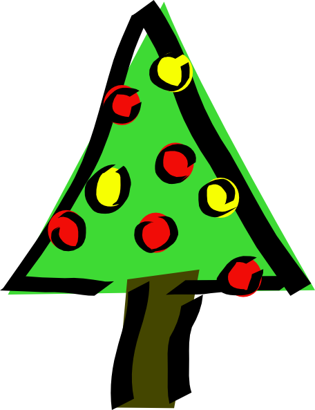 Christmas Tree clip art - vector clip art online, royalty free ...