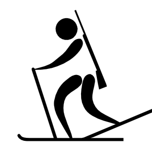 Olympic Sports Biathlon Pictogram clip art - vector clip art ...