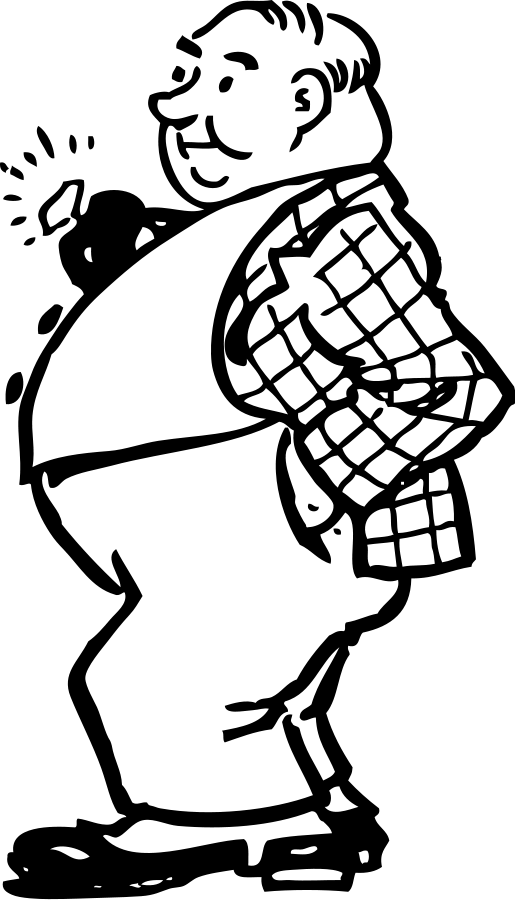 Vektor Cliparts Mann