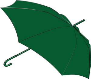 Green Umbrella clip art - vector clip art online, royalty free ...