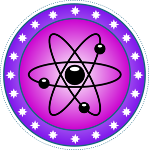 Nuclear Science Symbol clip art - vector clip art online, royalty ...