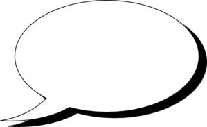 Talk Bubble Single clip art - vector clip art online, royalty free ...