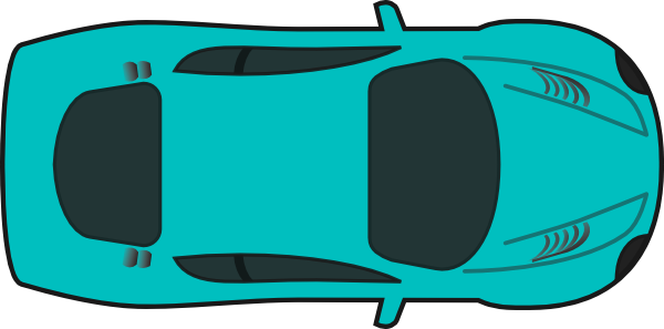 Top View Of A Cartoon Car - ClipArt Best