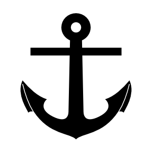 Anchor Silhouette Clip Art Vector Online Royalty Free - Free ...