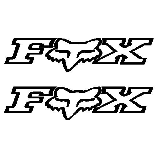 Fox Racing Decal, Fox Racing Car Decal, Window Decal