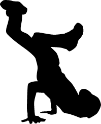 Breakdancing Silhouette | Silhouette of Breakdancing