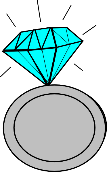 Diamond Ring clip art - vector clip art online, royalty free ...