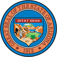 Phoenix (Arizona), flag - vector image