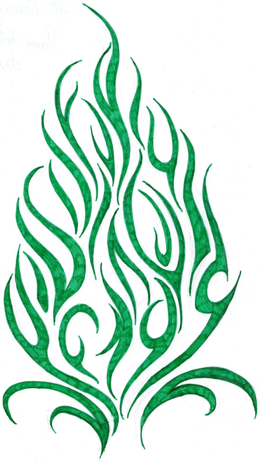 Flame Tribal Tattoo Design By Cherry Cheese Cake On Deviantart ...
