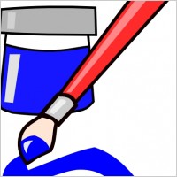 Paint Brush clip art Vector clip art - Free vector for free download