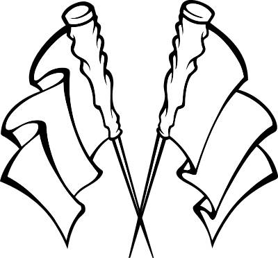 Color Guard Flag Clipart