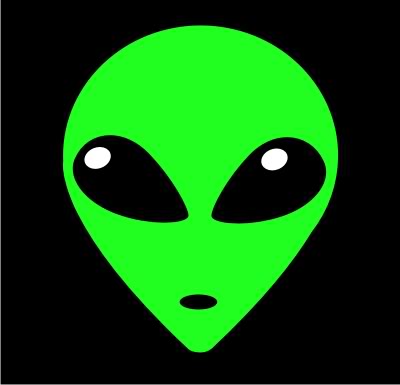 Alien head clipart