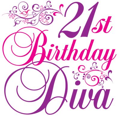 21st Birthday Clip Art - Tumundografico