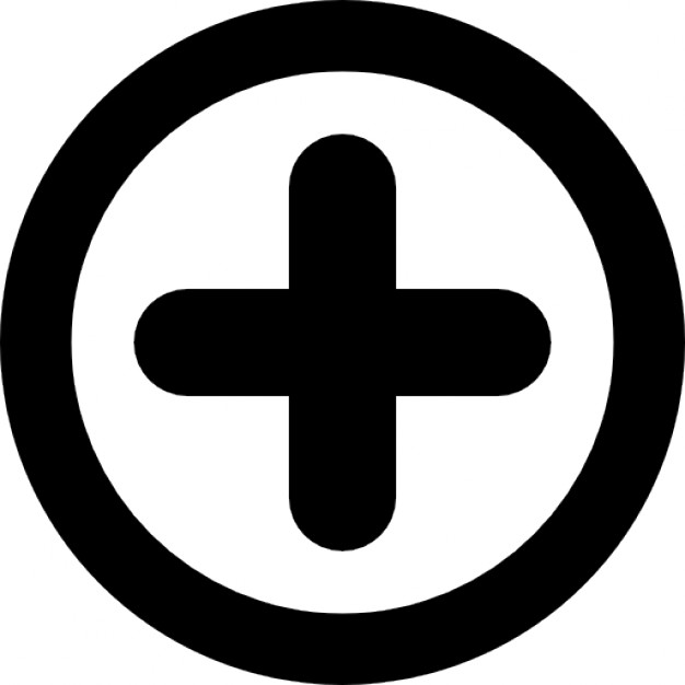 Plus sign in a circle Icons | Free Download