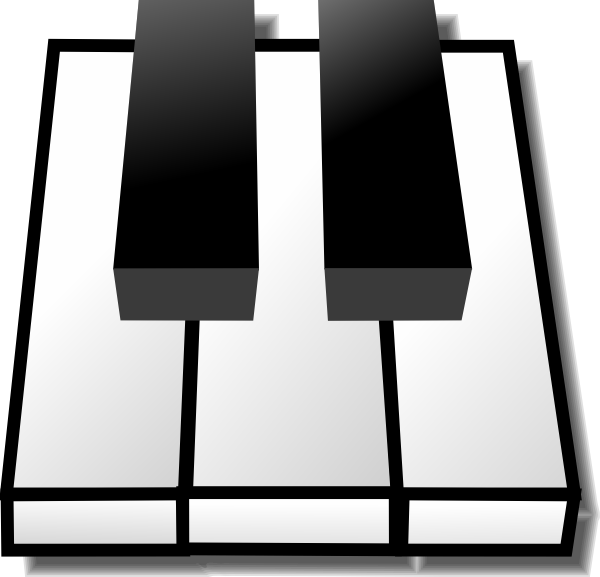 Piano Keys Clip Art - Best HOBBY Wallpapers