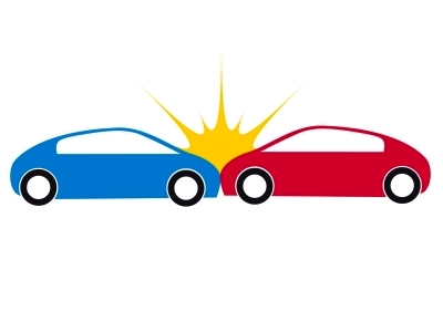 Car Crash On Bridge Clipart