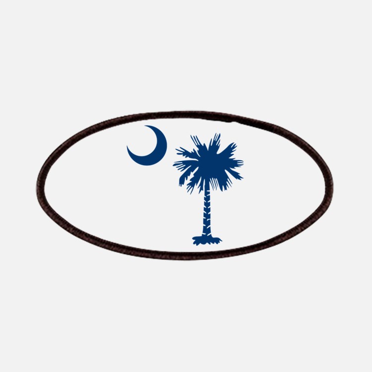 South Carolina Palmetto Tree Crescent Moon Patches | Iron On South ...
