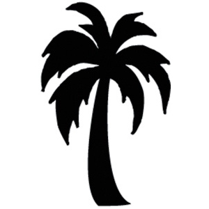 Palm Tree Silhouette Clipart